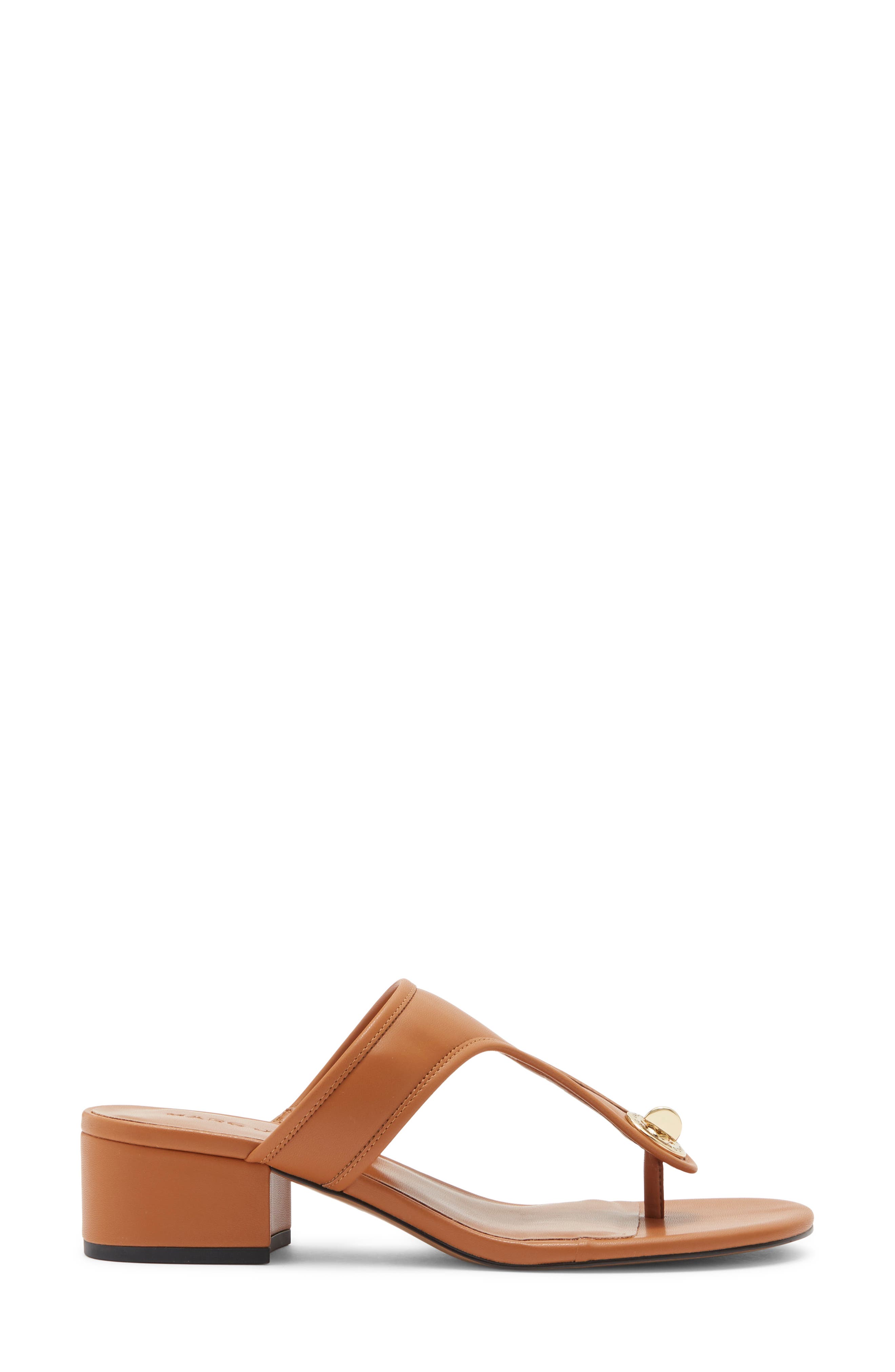 The Turnlock Heel T-Sandal, Alternate, color, WALNUT