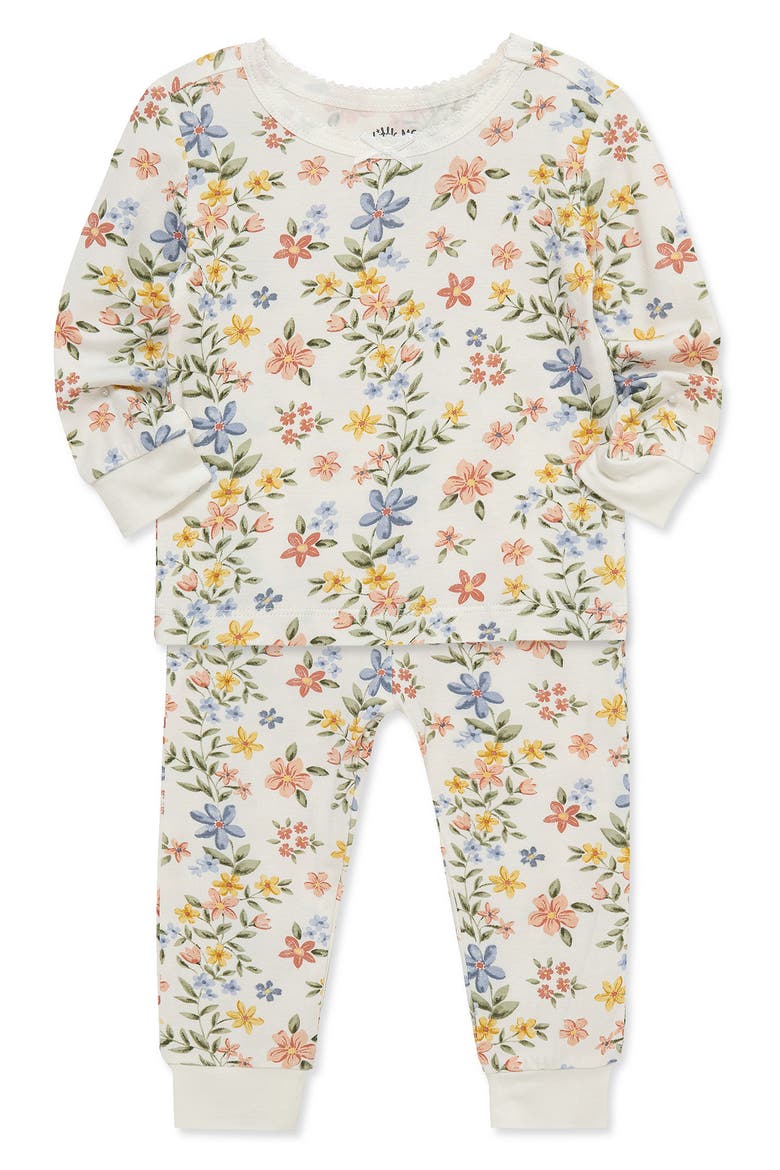 Kids' 4-Piece Pajama Set, Alternate, color, FLORAL