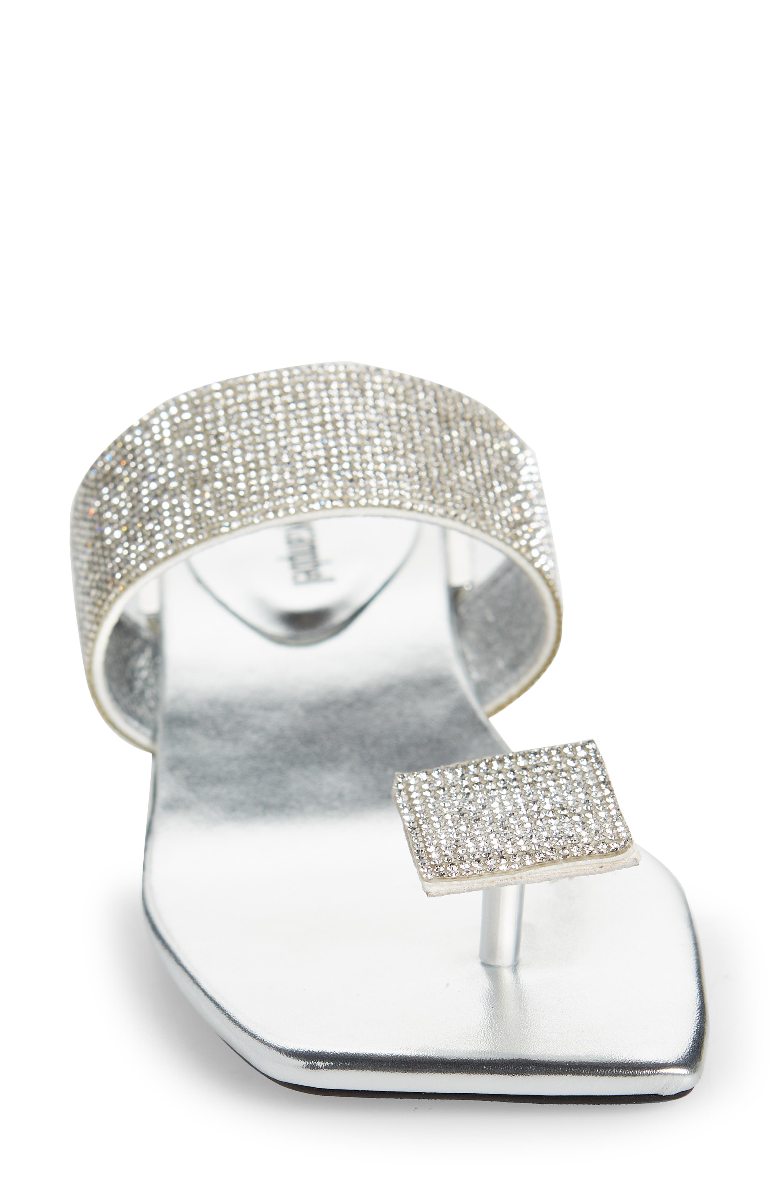 Alise Embellished Sandal, Alternate, color, SILVER