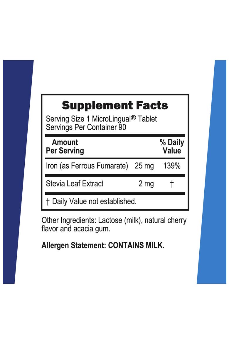 Women Iron Instant Dissolve Tablets, Alternate, color, White
