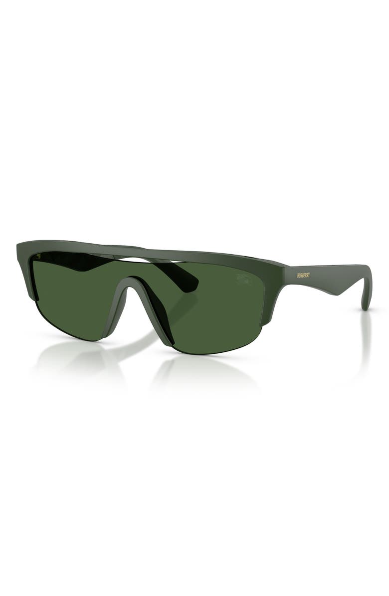 Burberry 40mm Irregular Sunglasses, Alternate, color, Matte Green