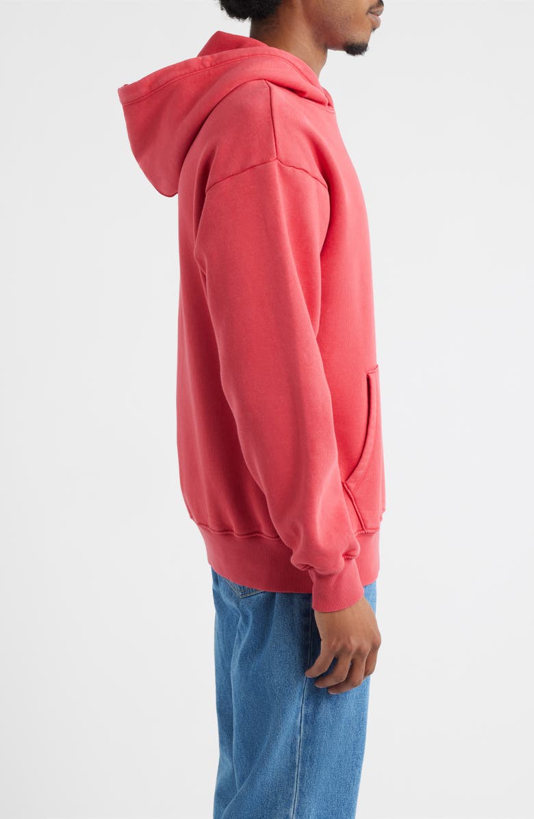BP. Washed Fleece Hoodie, Alternate, color, Red Beauty