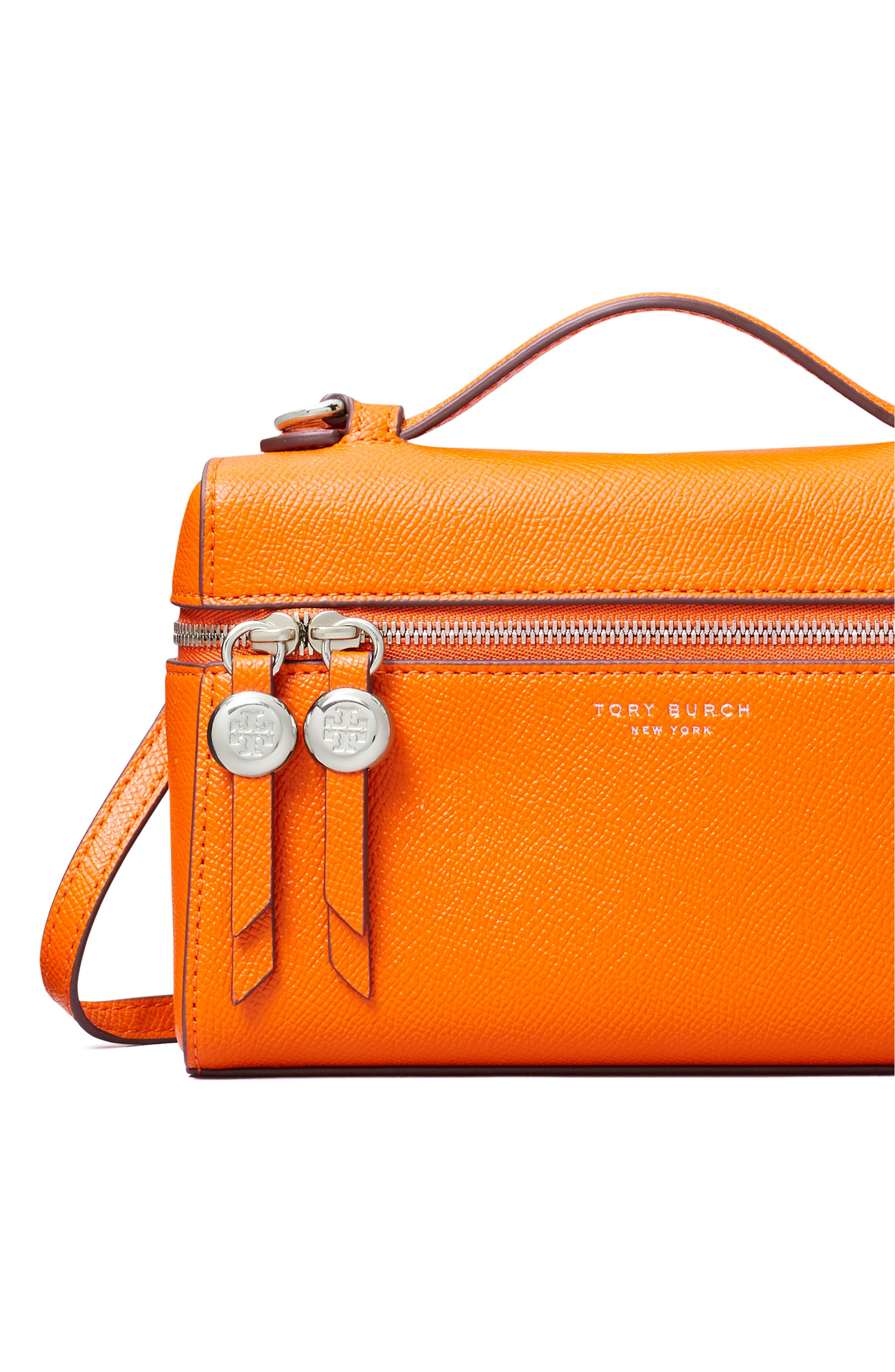 Romy Slim Top Handle Bag, Alternate, color, ORANGE