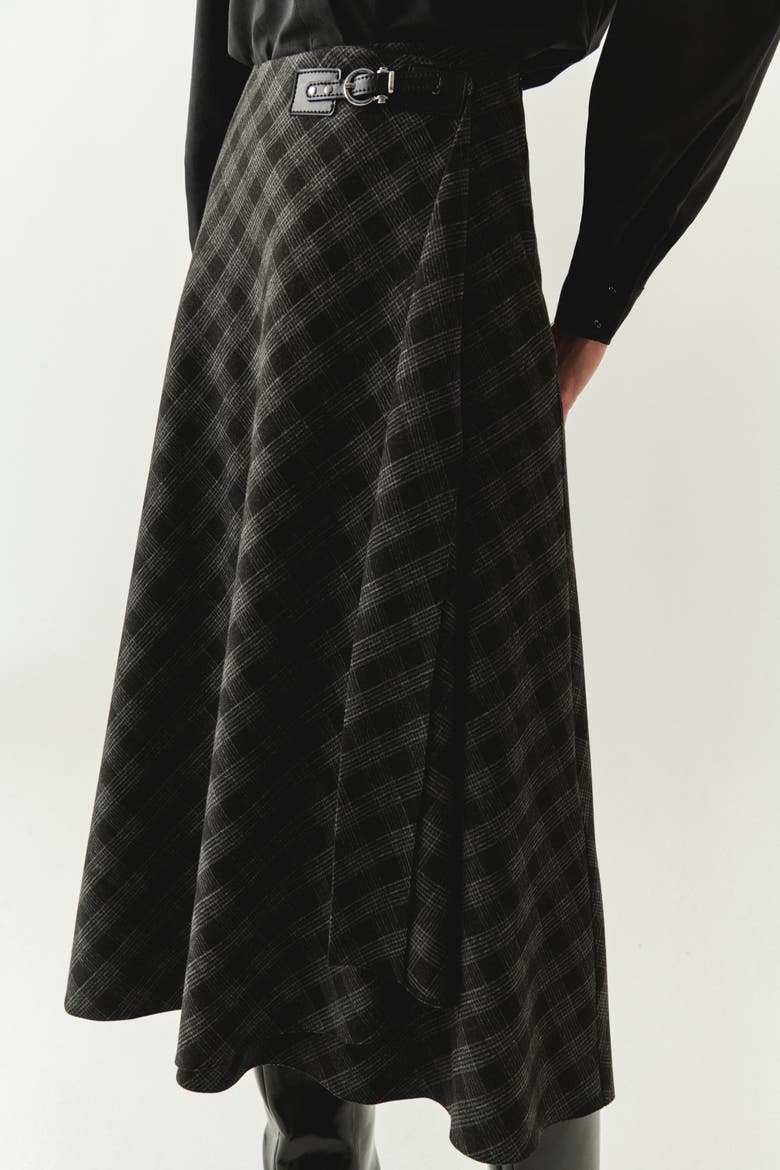 Scarlette A Line Skirt, Alternate, color, ANTHRACITE