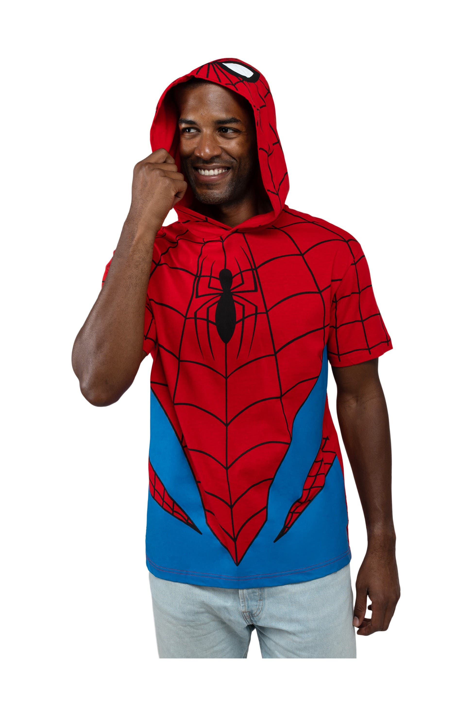 selected Red Blue Spider Man
