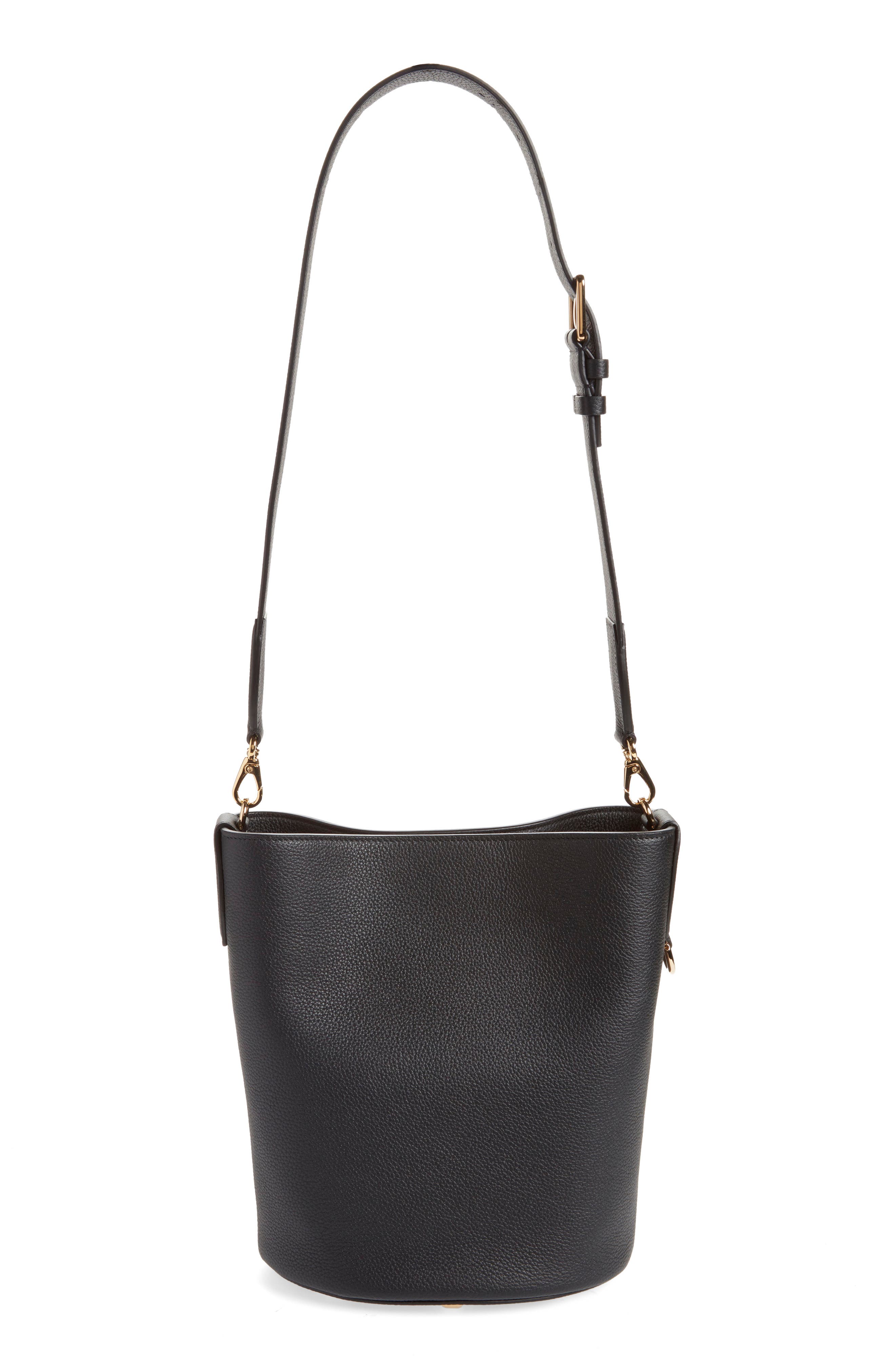 FERRAGAMO The Studio Soft Leather Bucket Bag, Alternate, color, 