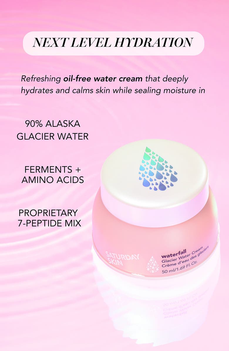 Saturday Skin Waterfall Glacier Water Cream, Alternate, color, 