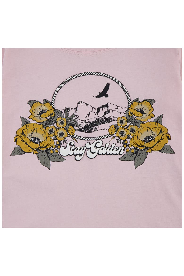 Kids' Twofer Long Sleeve Graphic T-Shirt, Alternate, color, CRYSTAL ROSE