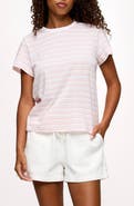 nuuds Perfect Stripe Cotton Jersey Blend T-Shirt