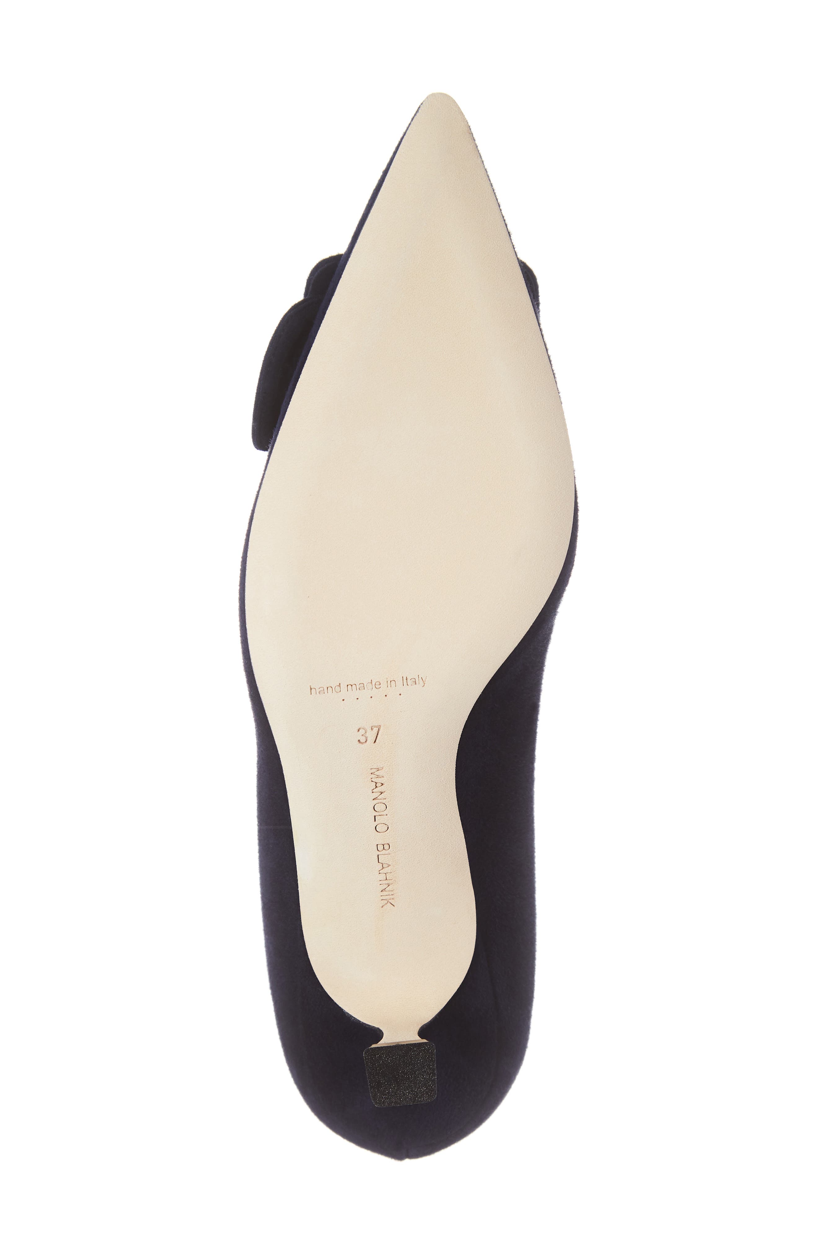 Manolo Blahnik Maysale Buckle Pointed Toe Pump, Alternate, color, 