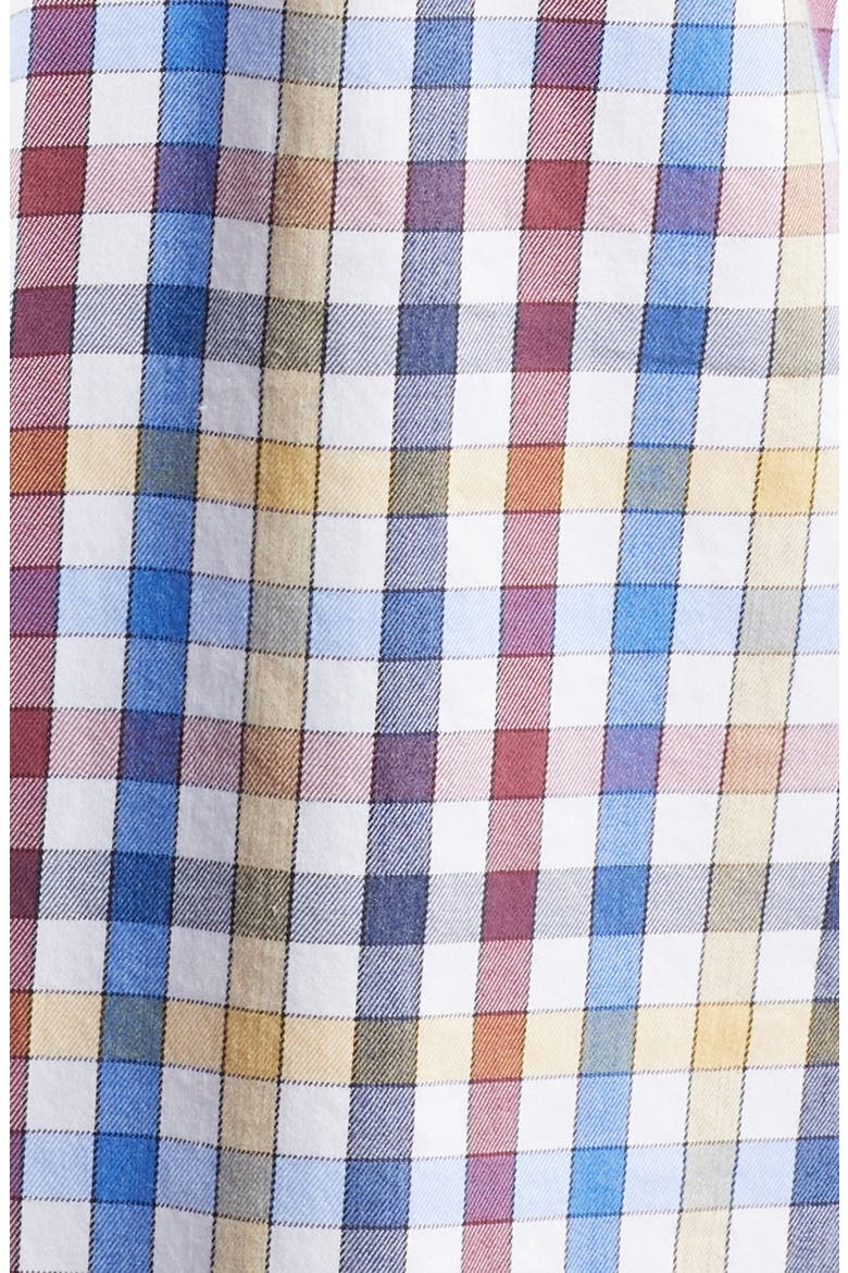 Dartmouth Plaid Button-Up Shirt, Alternate, color, MERLOT