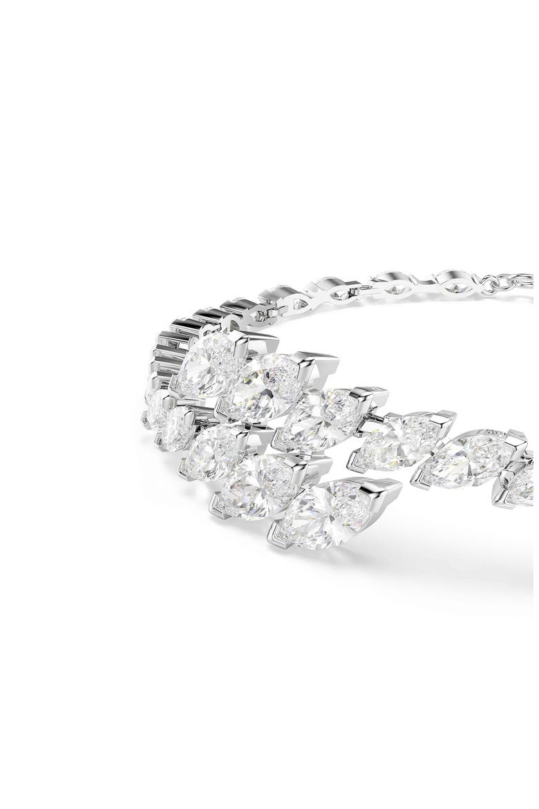 Mesmera Marquise Bracelet, Alternate, color, WHITE CRYSTAL RHODIUM