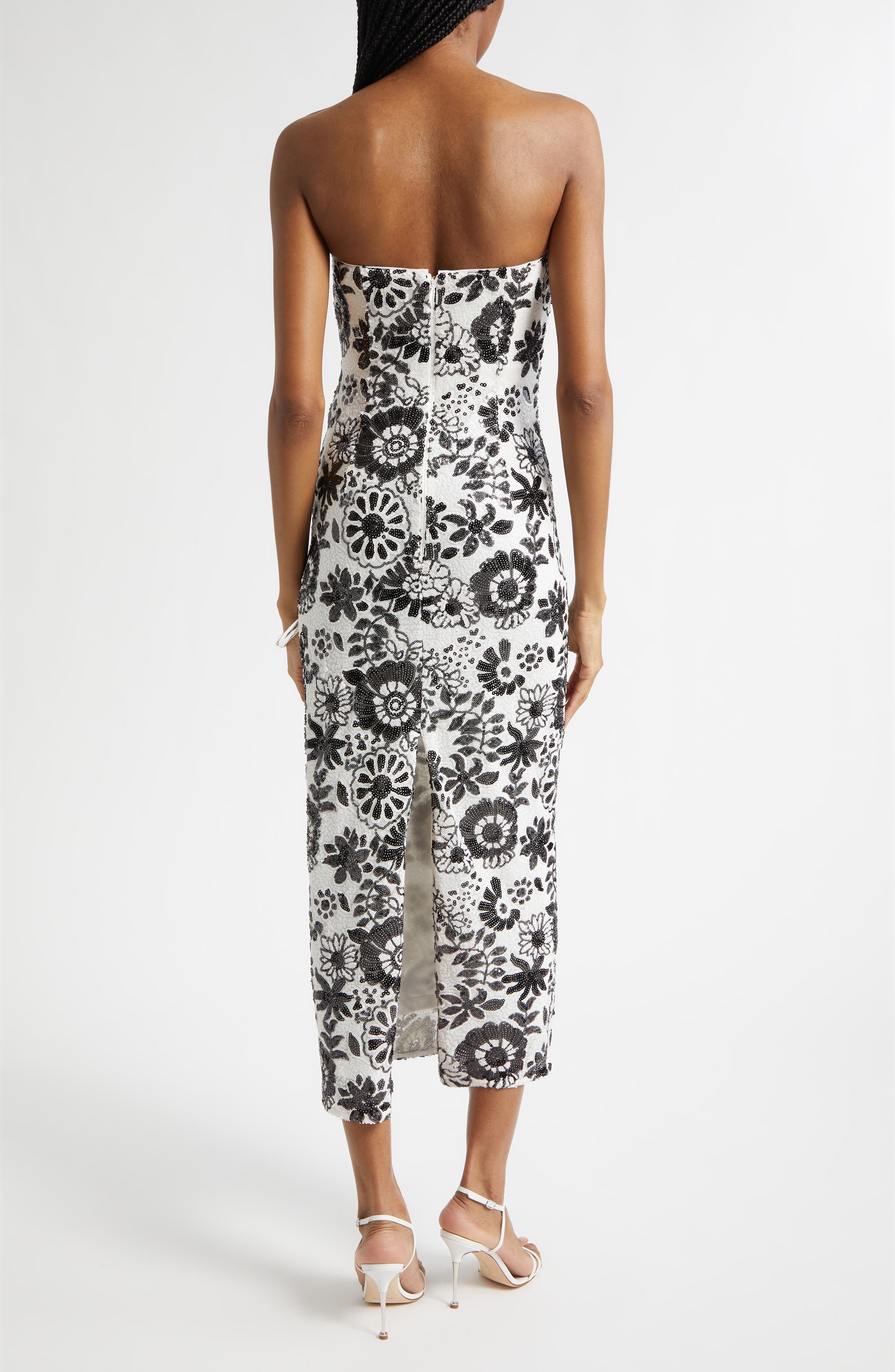 Bonnie Sequin Strapless Sheath Dress - image 2
