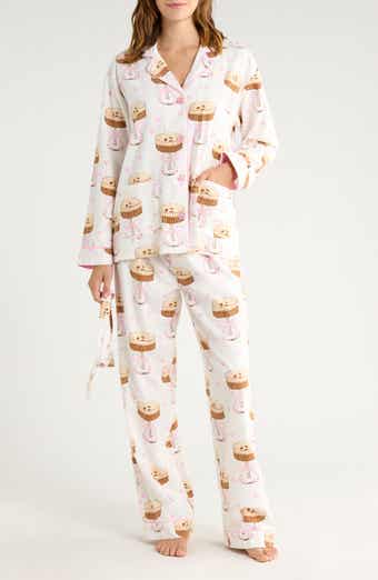 PJ Salvage Print Flannel Pajamas