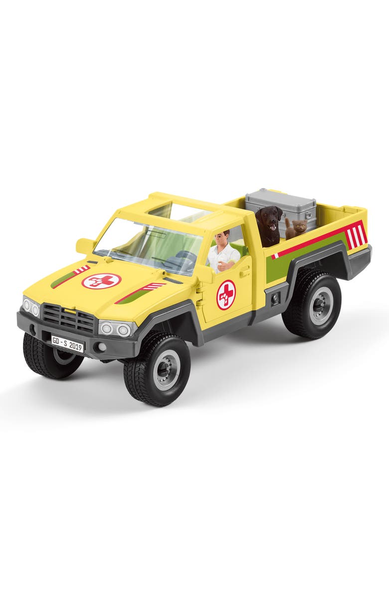 Schleich Farm World Veterinarian Visit To The Farm Playset, Alternate, color,