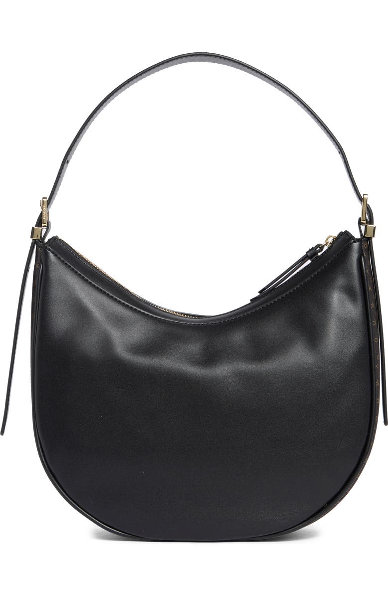 Calvin Klein Liliana Faux Leather Hobo Bag, Alternate, color, Brown/ Khaki/ Black