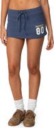 EDIKTED Brooklyn Embroidered Drawstring Microskort