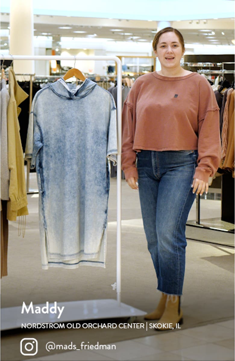 Knit Hoodie Dress, sales video thumbnail