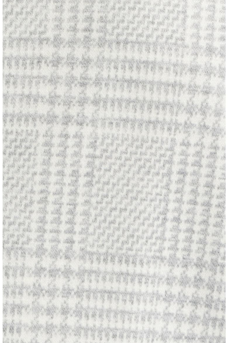 Hanry Slim Fit Light Grey Glen Check Knit Sport Coat, Alternate, color, SILVER