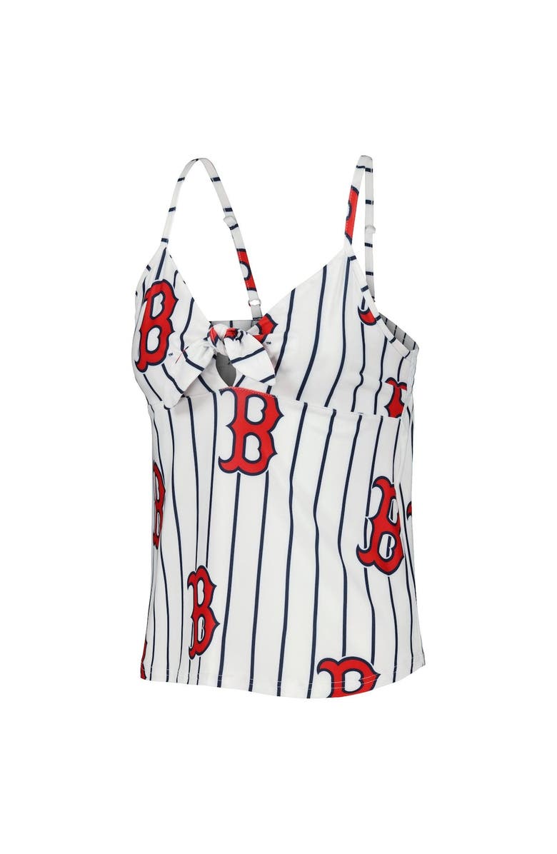 CONCEPTS SPORT Women's Concepts Sport White Boston Red Sox Reel Allover Print Tank Top & Shorts Sleep Set, Alternate, color, White