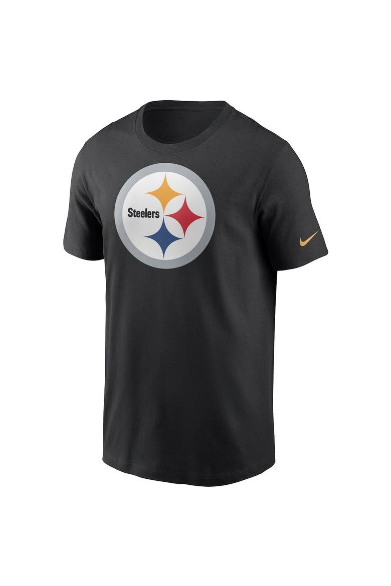 Men's Nike Black Pittsburgh Steelers Primary Logo T-Shirt, Alternate, color, BLACK