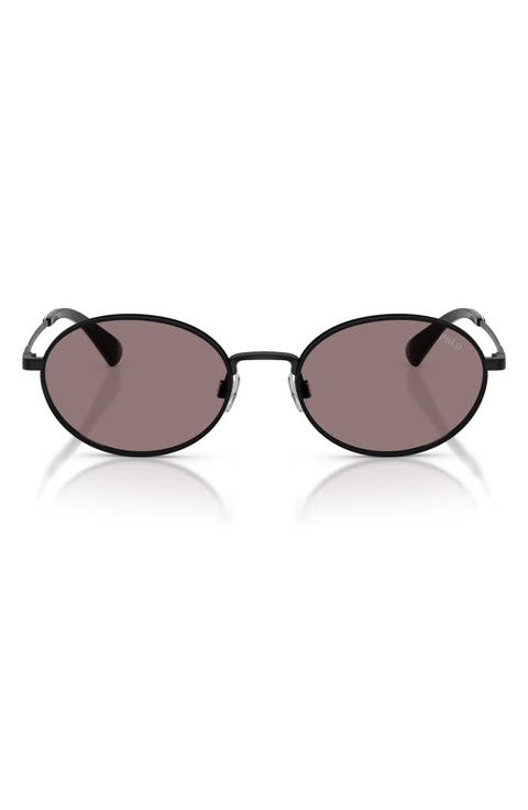 53mm Oval Sunglasses