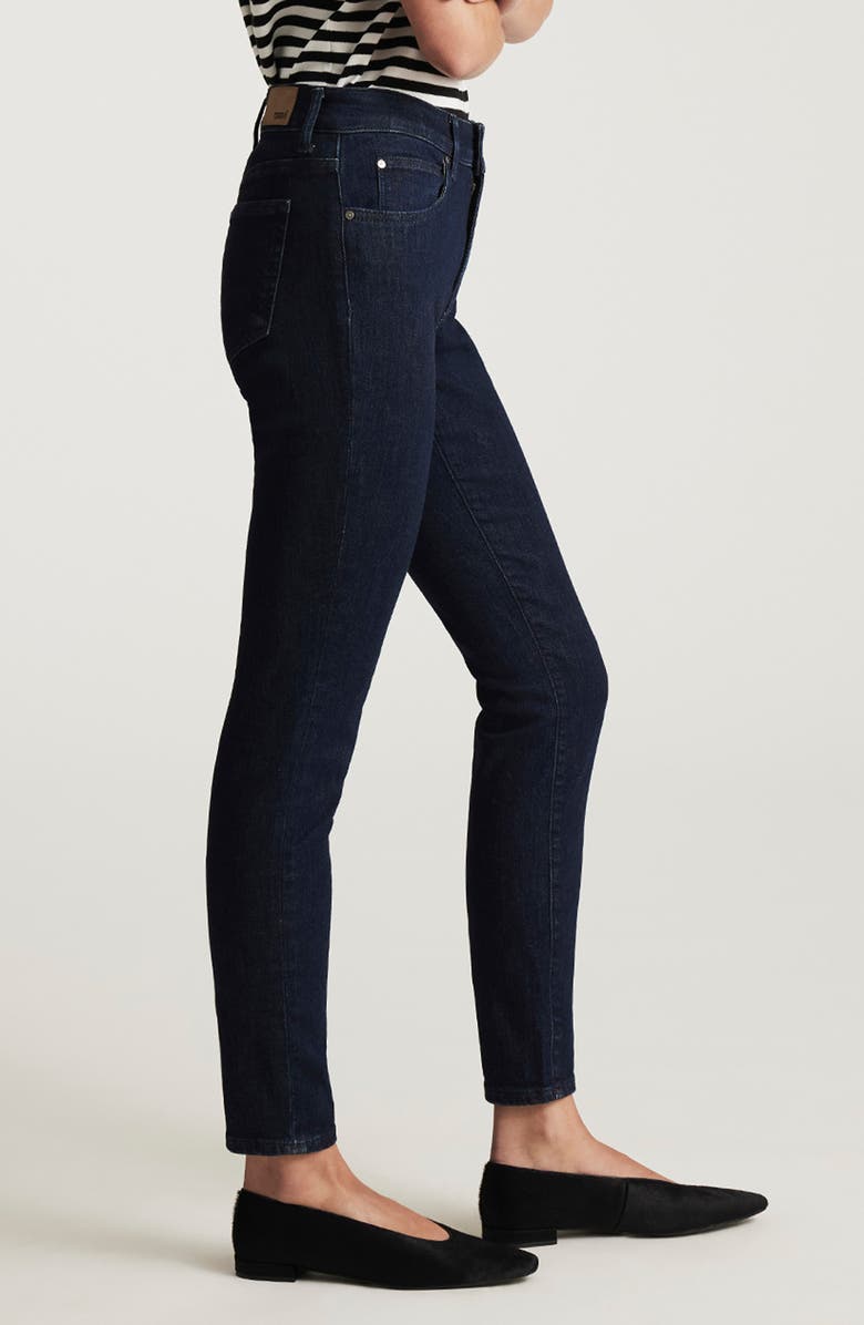 Mavi Jeans Tess High Waist Ankle Skinny Jeans, Alternate, color, Rinse Flex Blue