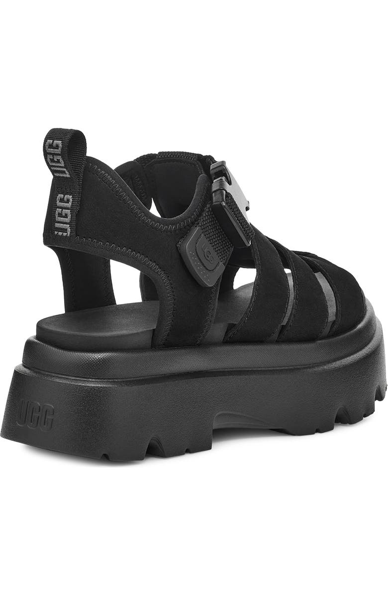 UGG<sup>®</sup> Cora Platform Sandal, Alternate, color, Blk