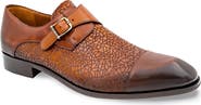 Mezlan Laser Patina Monk Strap Loafer