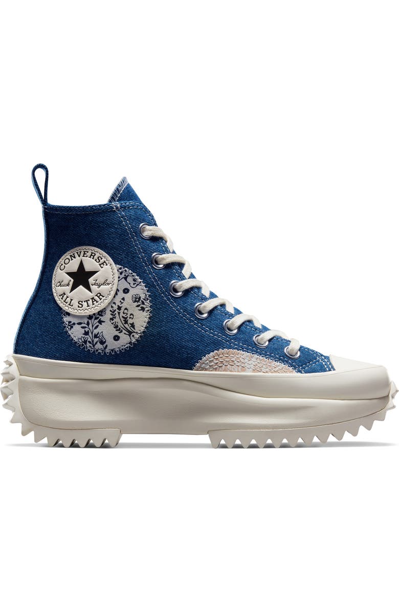 Converse Chuck Taylor<sup>®</sup> All Star<sup>®</sup> Run Star Hike High Top Platform Sneaker, Alternate, color,
