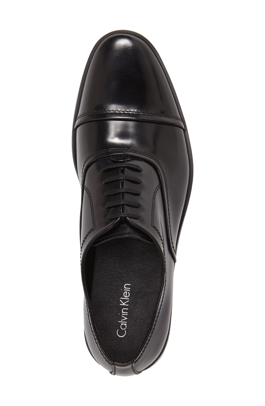 Calvin Klein 'Nino' Cap Toe Oxford, Alternate, color, 