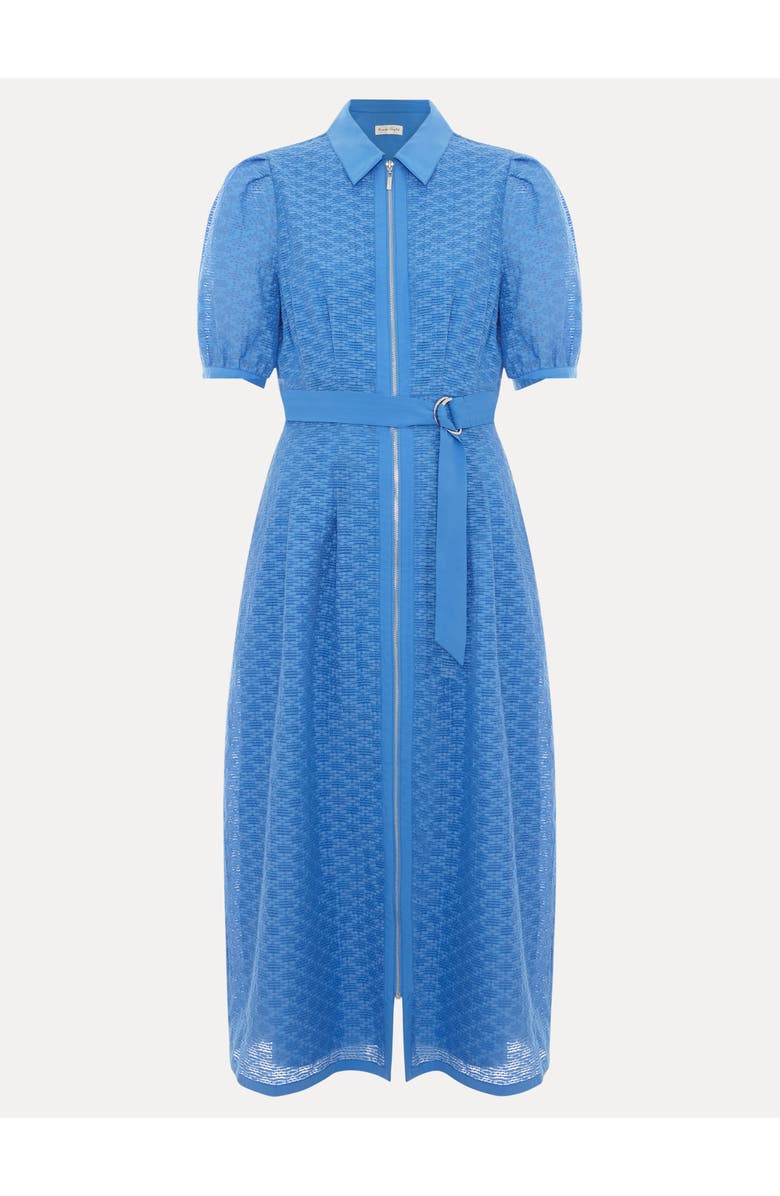 Phase Eight Casey Belted Midi Dress, Alternate, color, Pale Blue