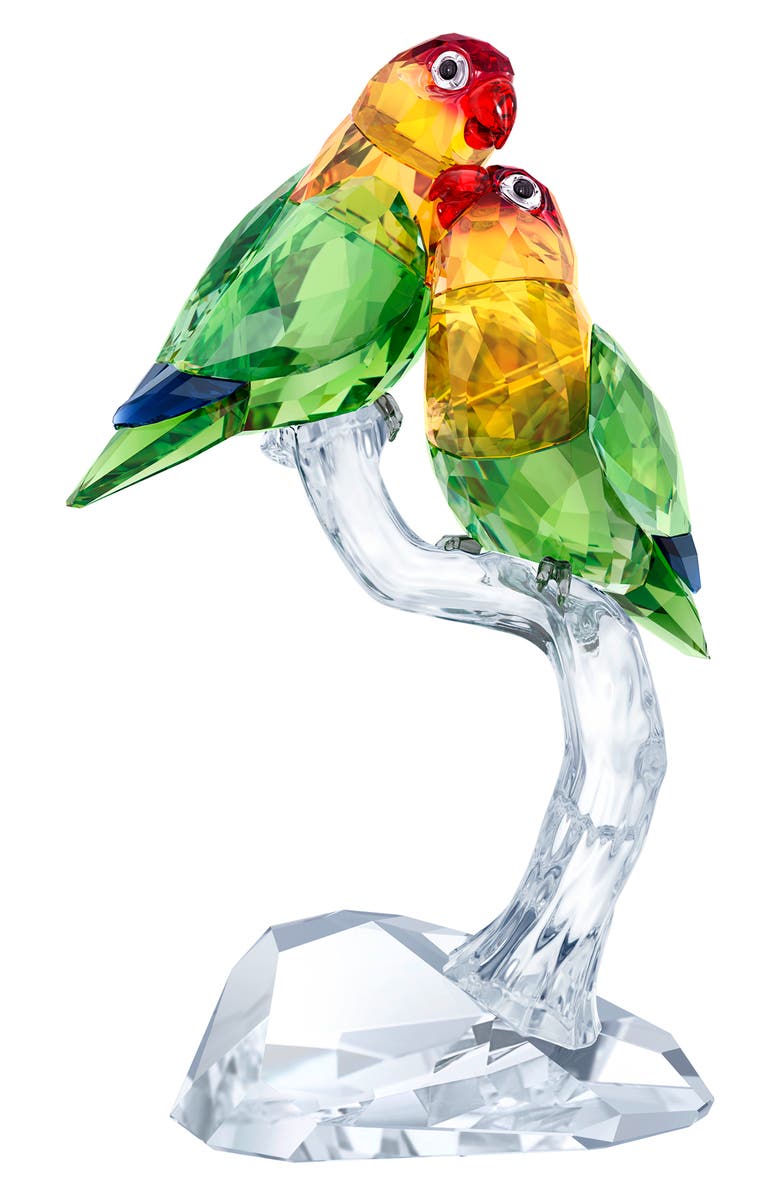 Swarovski Lovebirds Crystal Figurine, Main, color, 