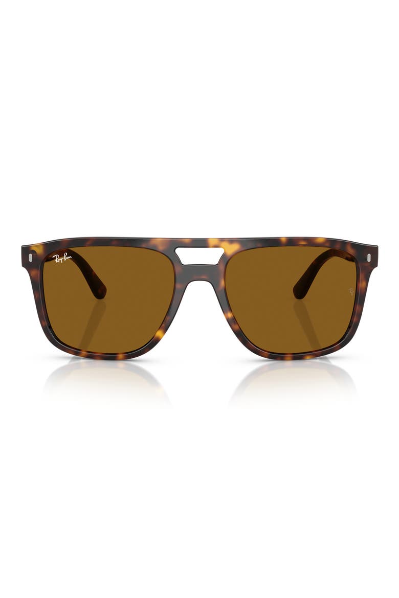 58mm Square Sunglasses, Main, color, HAVANA