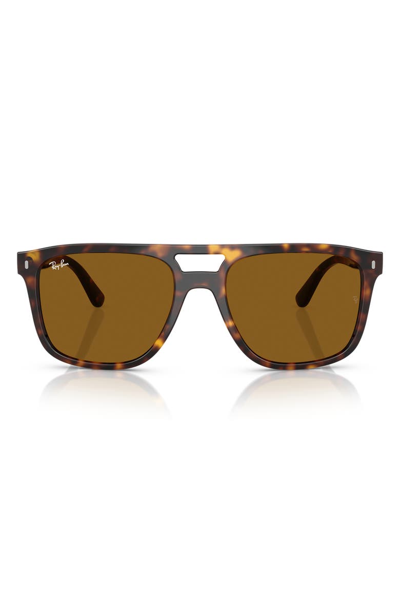Ray-Ban 55mm Square Sunglasses, Main, color, Havana