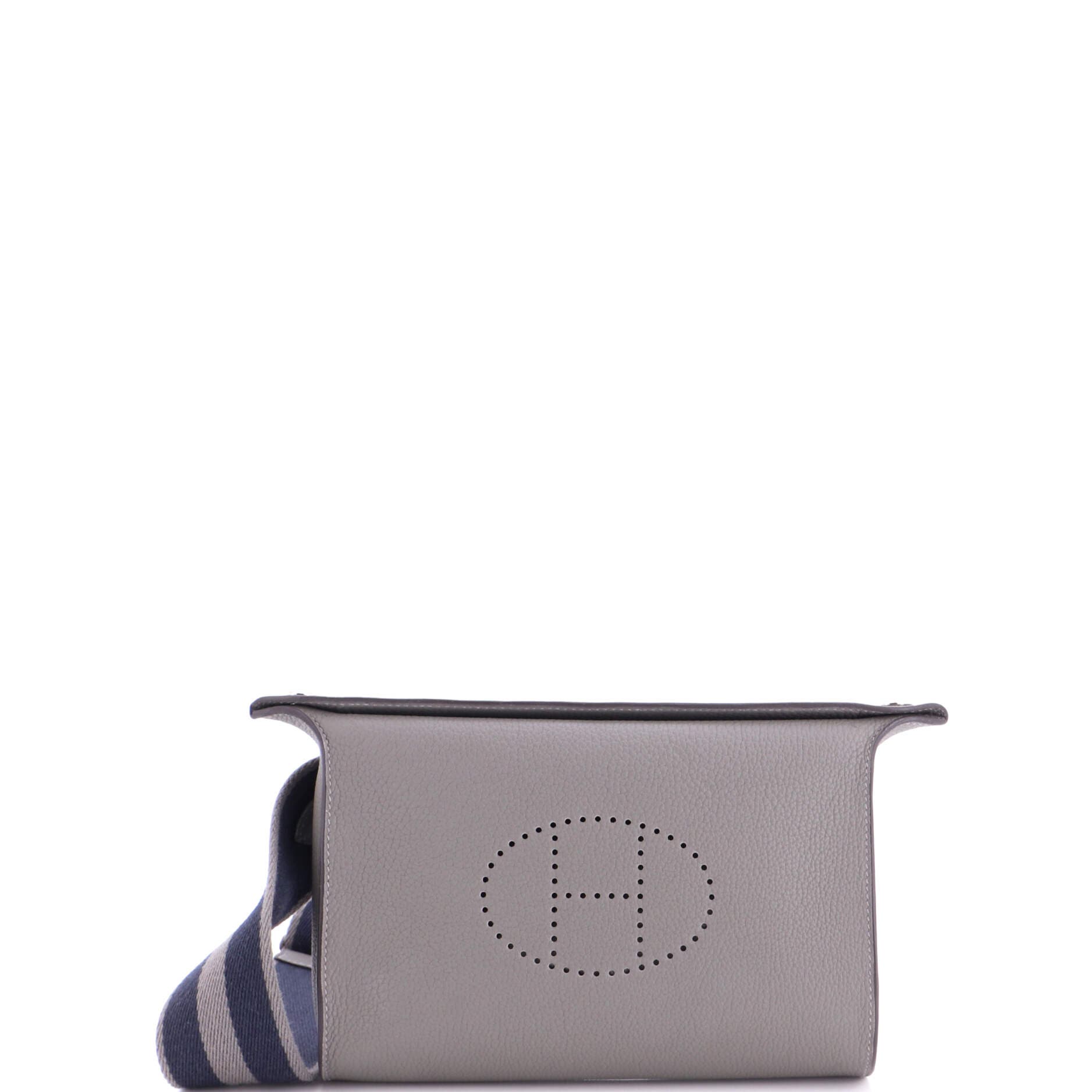 Videpoches Bag with Multicolor Strap Togo, Main, color, Gris Meyer