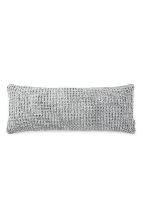 Snug Waffle Lumbar Pillow