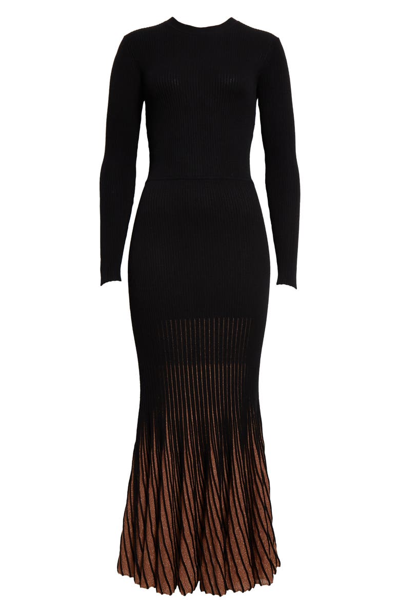 Ulla Johnson Magnolia Rib Long Sleeve Sweater Dress, Alternate, color, 