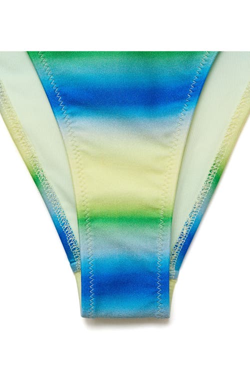 Mango Gradient Side Tie Bikini Bottoms In Multi