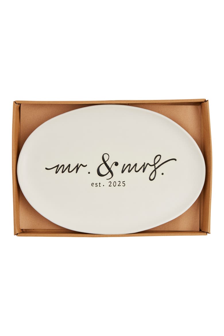 Mr. & Mrs. 2025 Platter, Main, color, WHITE