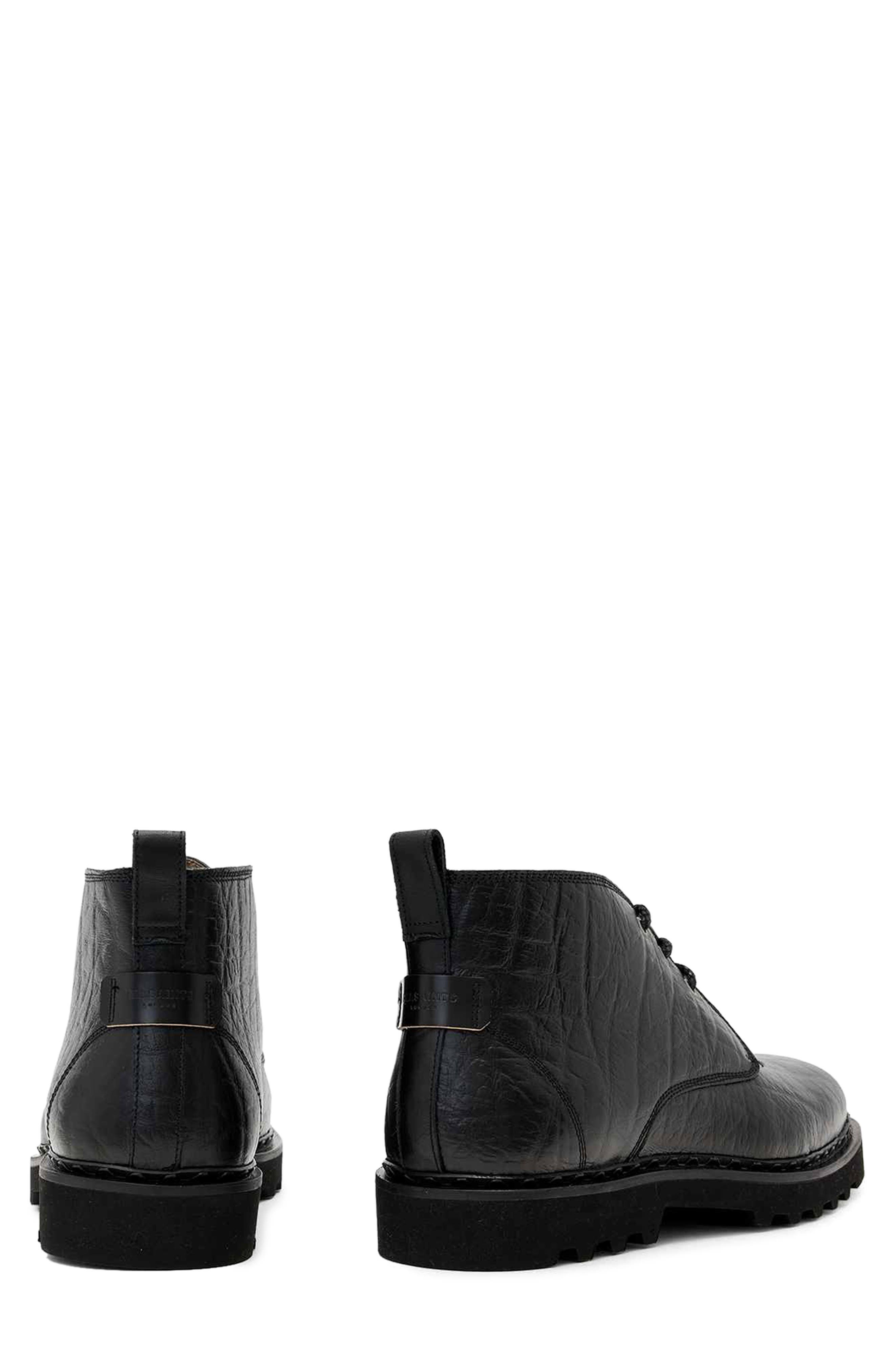 AllSaints Skiff Mid Boot, Alternate, color, Black Grain