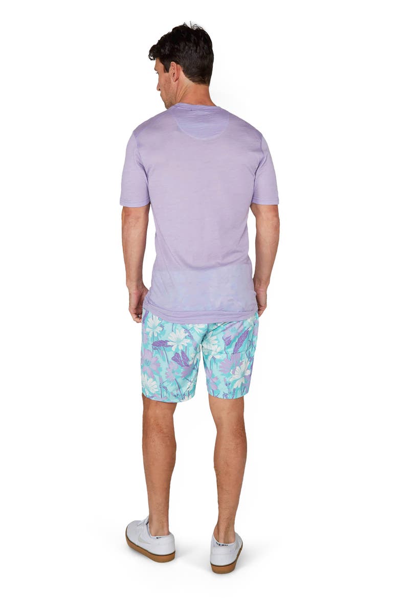 Cassius Merino Wool Jersey Crew Neck T-Shirt, Alternate, color, Lavender
