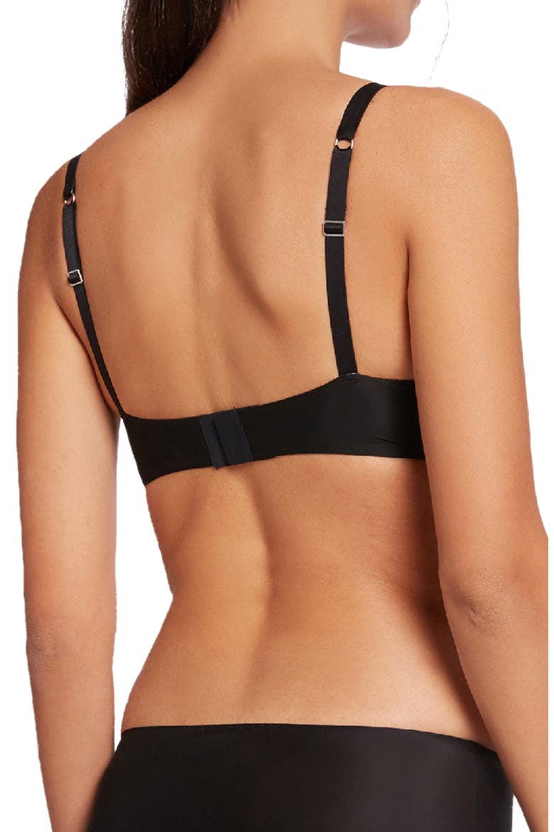 Skin 3W Wireless Bra, Alternate, color, BLACK