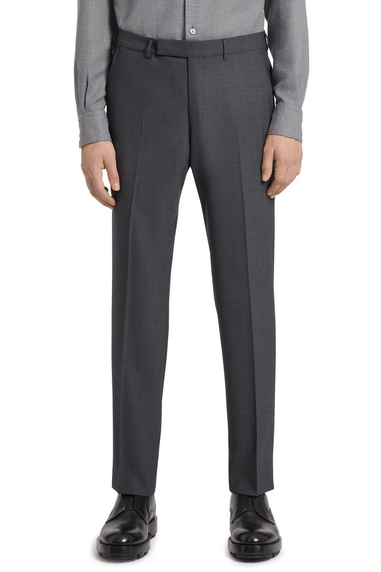 High Performance™ Wool Trousers, Main, color, GREY