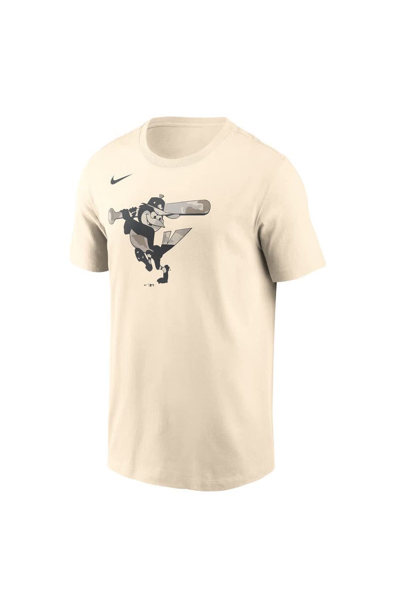 Nike Men's Nike Cream Baltimore Orioles Camo Logo T-Shirt, Alternate, color, Cream