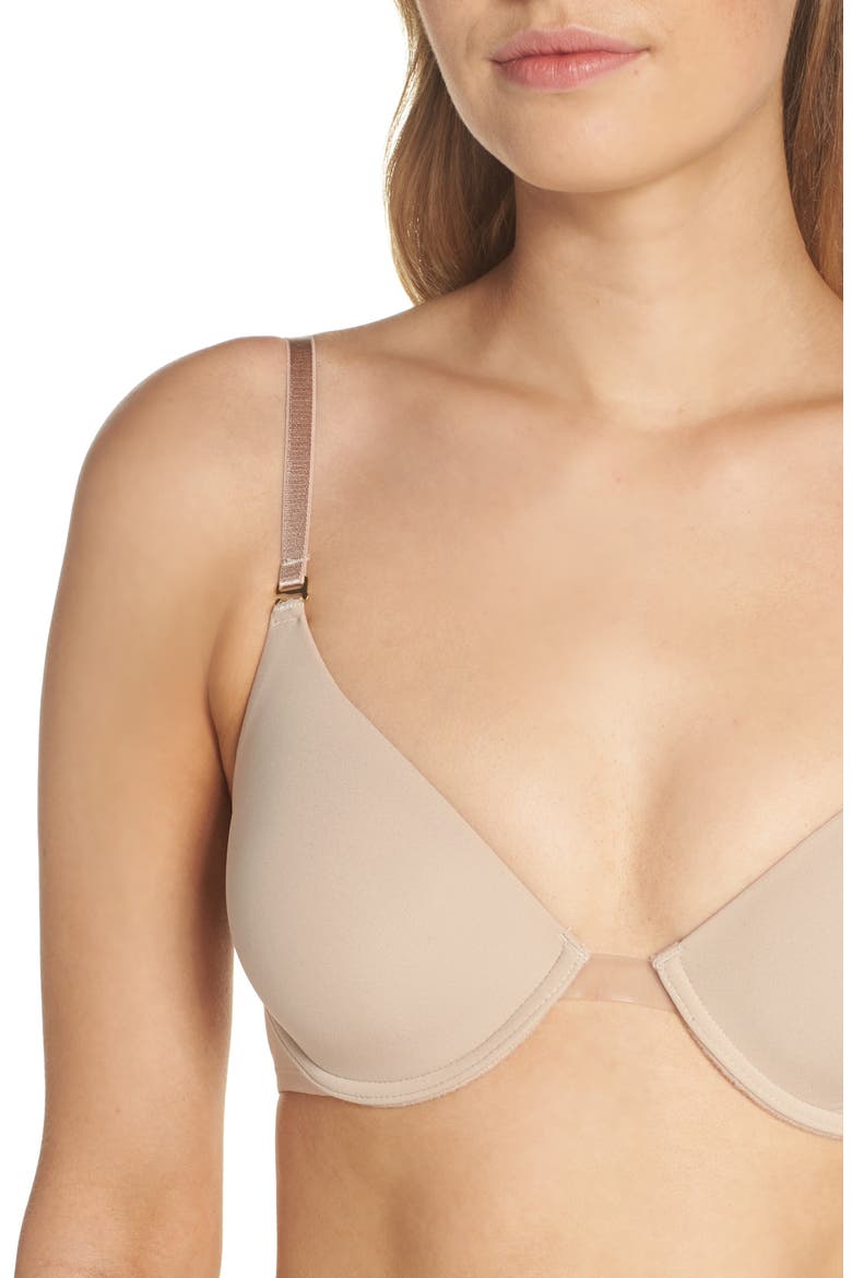 Ruse Underwire Convertible Bra, Alternate, color, CAFE