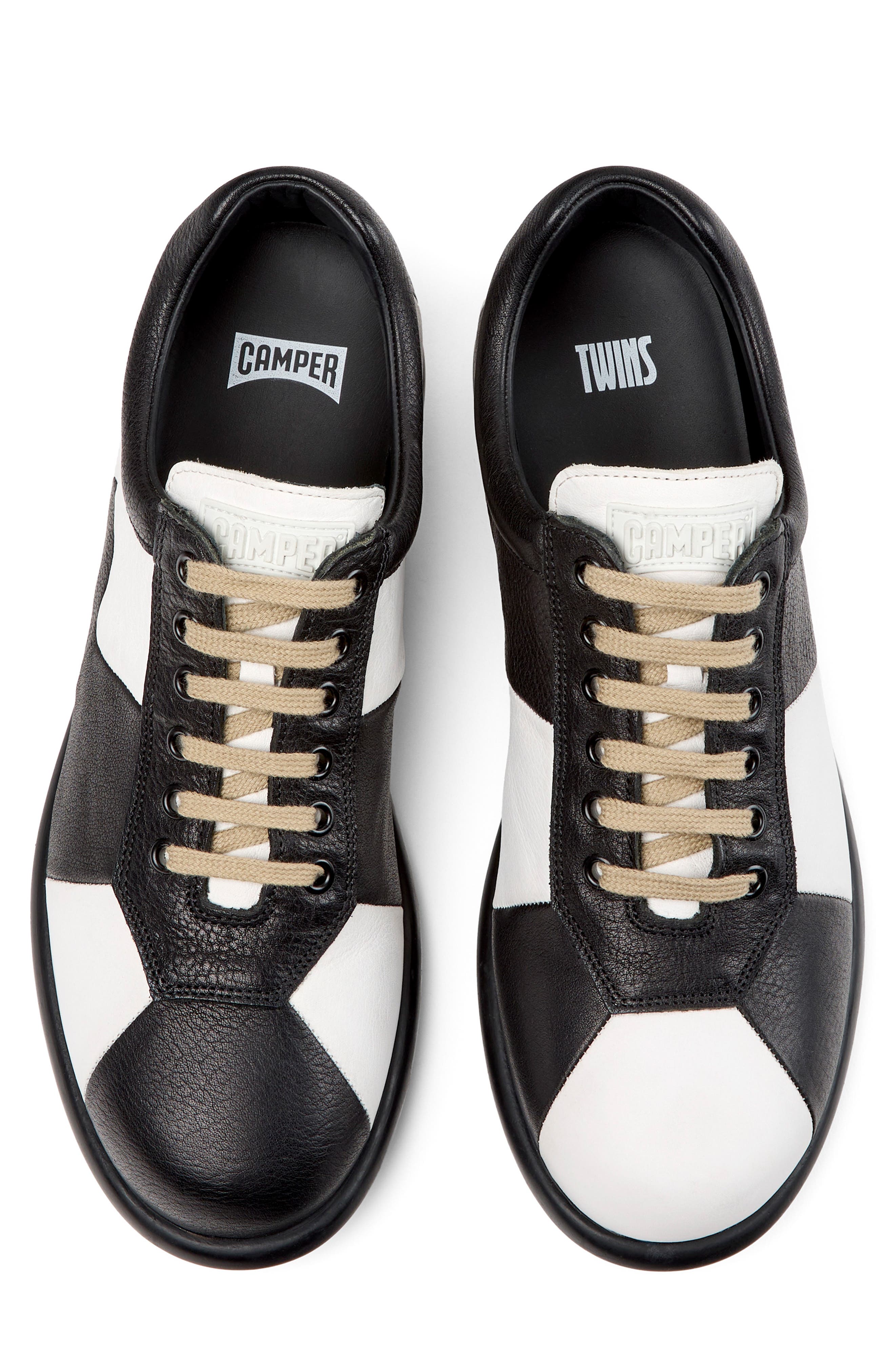 Camper Twins Sneaker, Alternate, color, Black Black