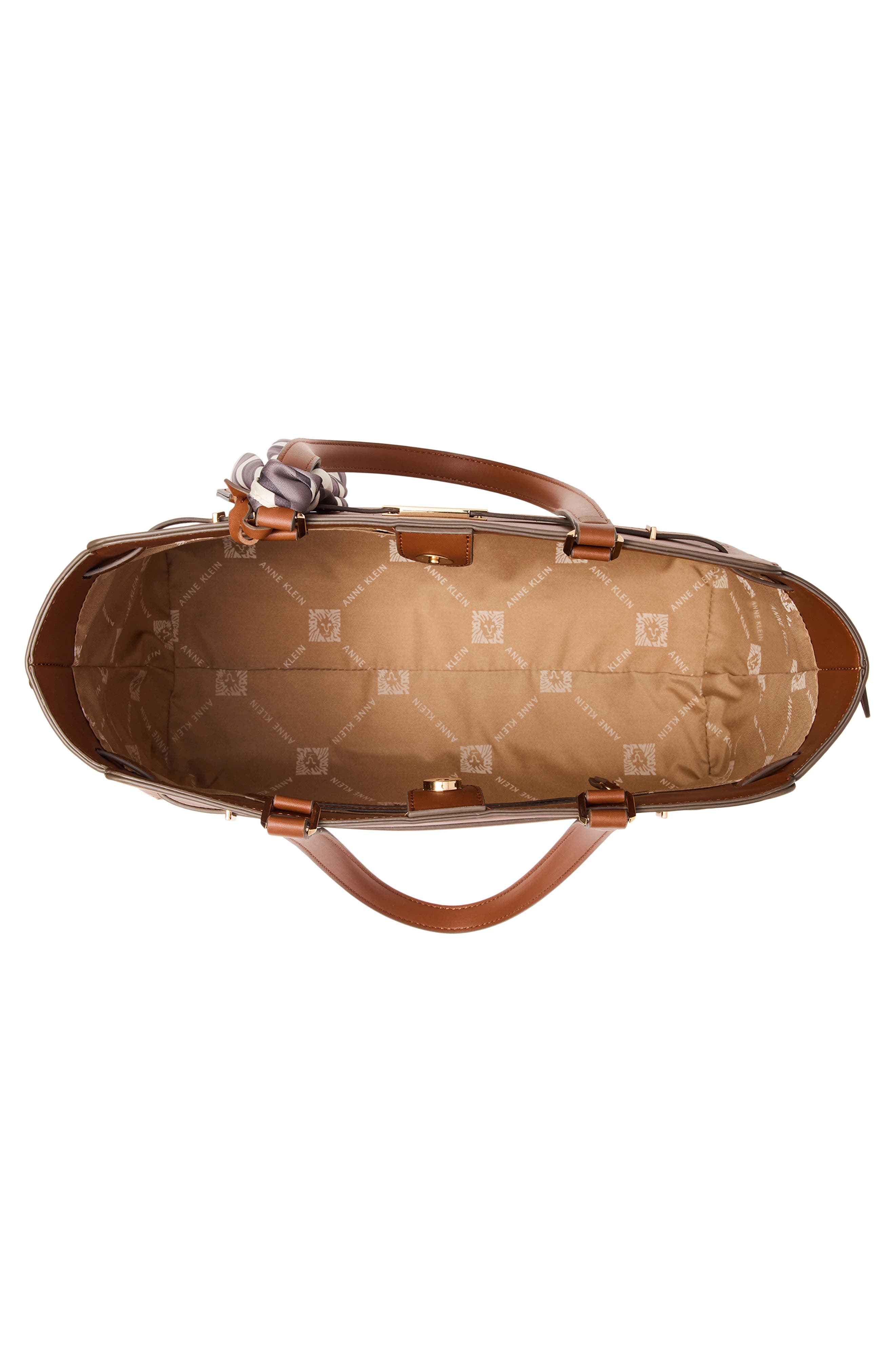 Anne Klein Top Handle Tote Bag, Alternate, color, Hazelnut