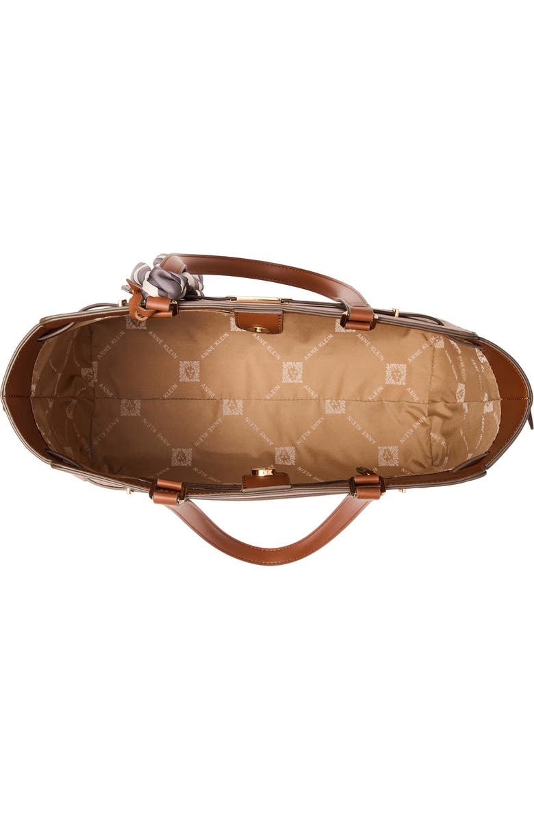 Anne Klein Top Handle Tote Bag, Alternate, color, Hazelnut