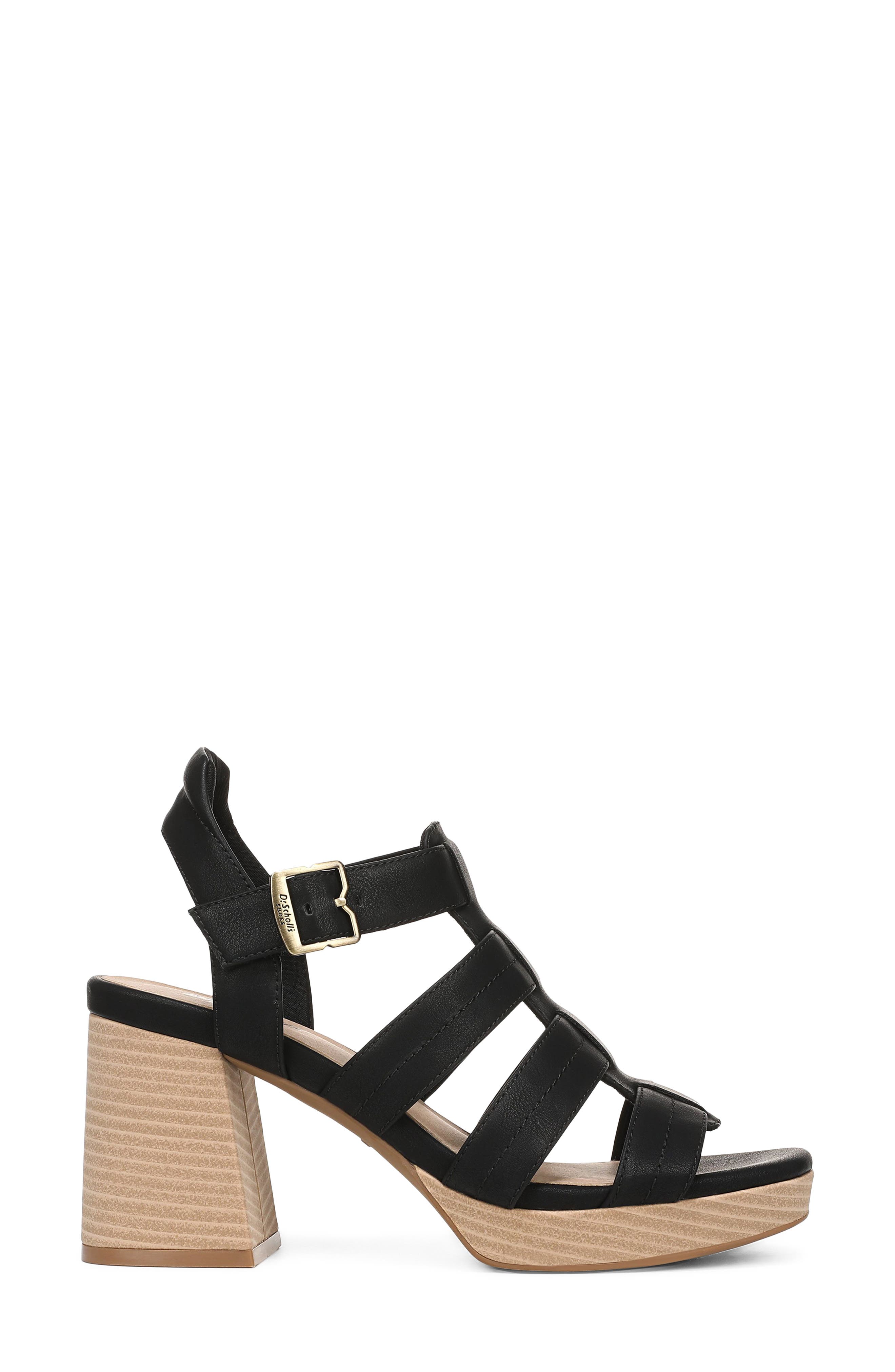 Dr. Scholl's Makayla Slingback Platform Sandal, Alternate, color, Black